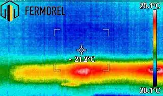 Deteção de fuga e ruptura de canalização de água em paredes Análise de tubagens para localização de ruptura de canalização de água antes da reparação técnica.