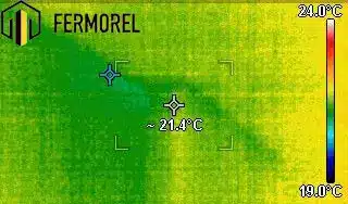 Deteção termográfica de roturas e infiltrações ocultas Uso de termografia para localizar fugas de água e pontos de humidade estrutural.
