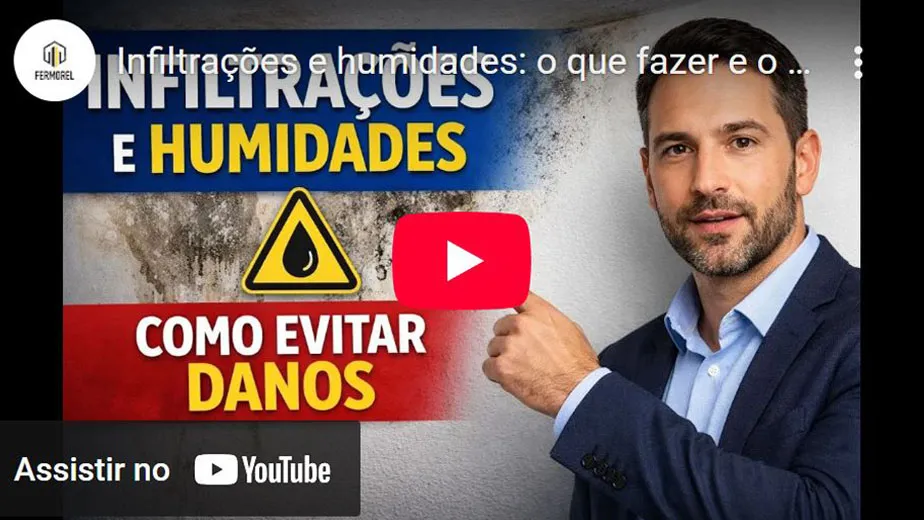 Vídeo sobre Como resolver infiltrações em paredes e tetos